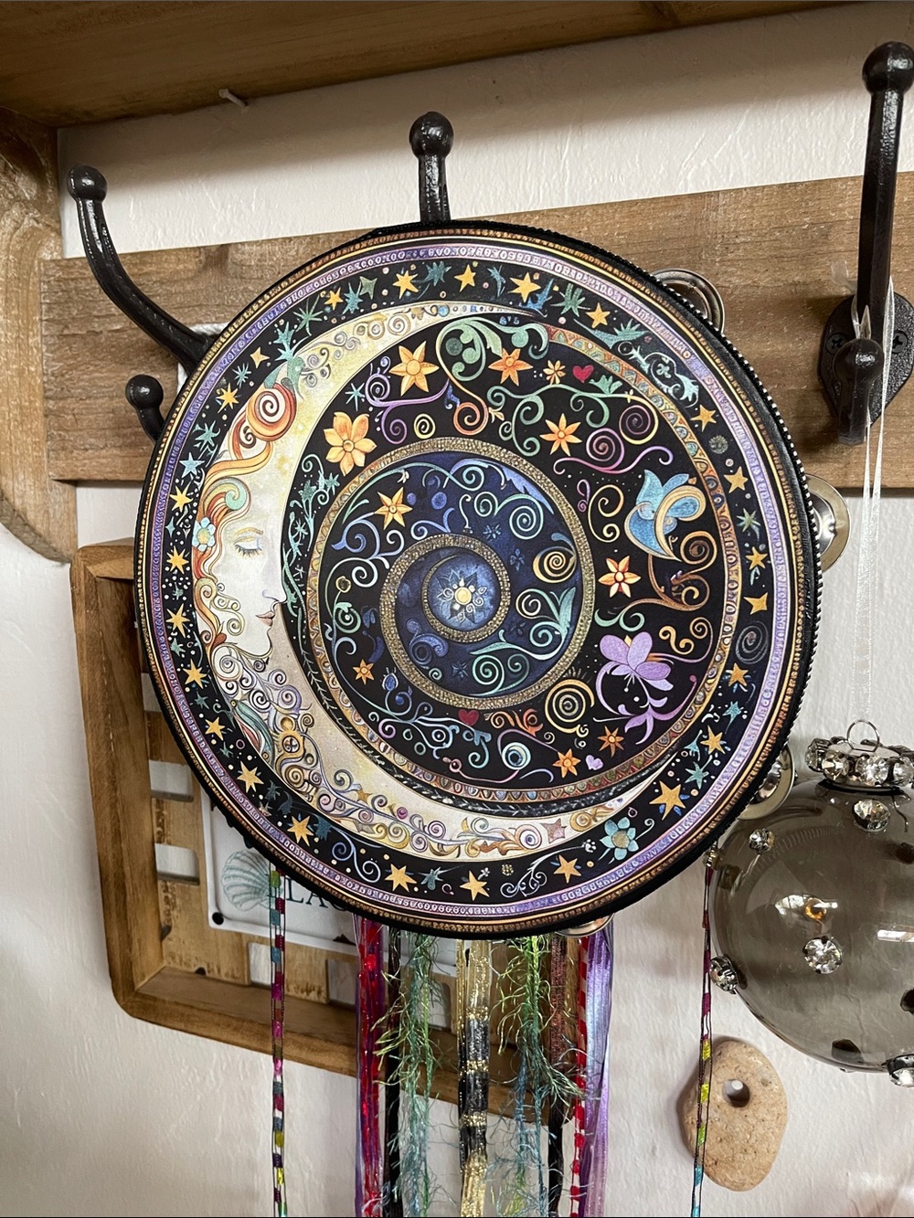 Oops Mystical Moon Tambourine - Picture 3 of 6